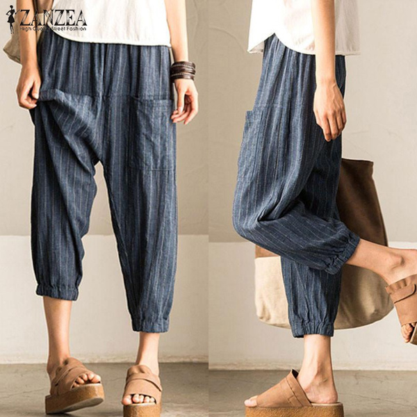 tapered harem trousers