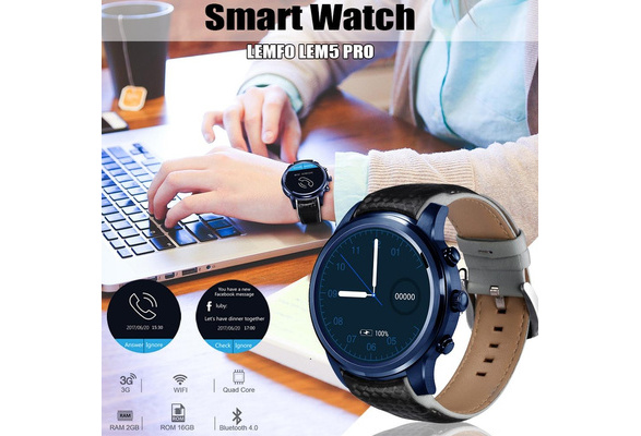Smartwatch Lem5pro LEMFO LEM5 Pro Android Smart Watch GPS WiFi