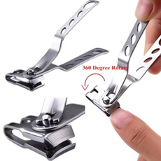 2018 New Stainless Steel Nail Tips Clipper Trimmer Manicure Nail Art Toes Care Cuticle Clippers Cutter Tools