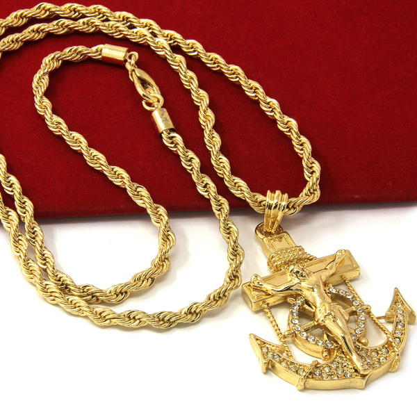 Rope Chain Hip Hop Necklace D489 KJ-373 