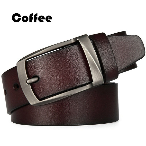 Men's Genuine Leather Belt Designer Belts Men High Quality Luxury Strap  Male Belts For Men Fashion Vintage Pin Buckle For Jeans