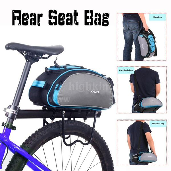 mountain bike pannier rack and bolsa