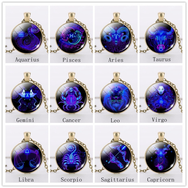 12 Zodiac Sign Sweater Chain Time 