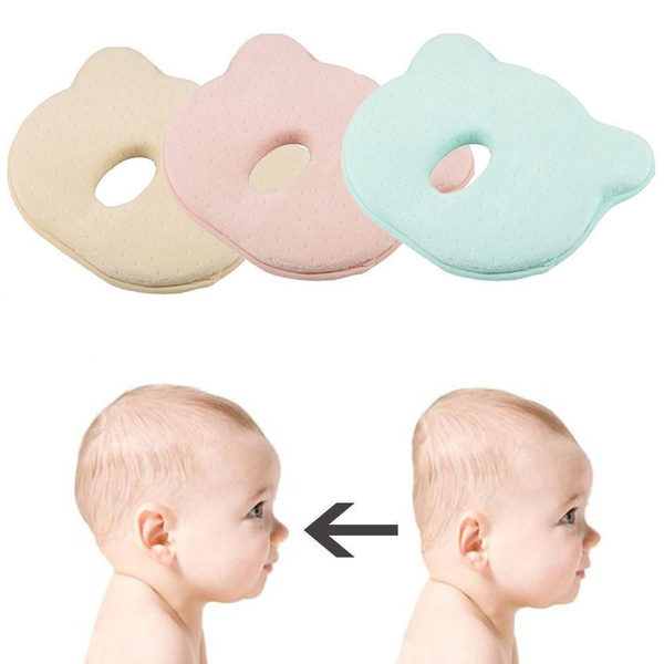 New Baby Pillow Prevent Flat Head Memory Foam Infant Cushion Sleeping Support 