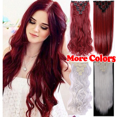 brown, redhair, Fashion, clip in hair extensions