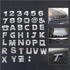 alphabetsticker, symboldecal, Cars, Stickers