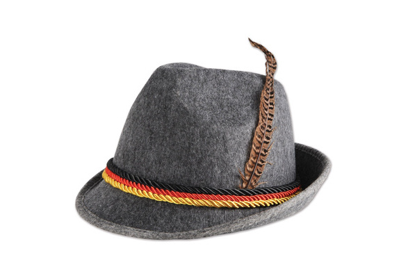 Melesh Elegant German Alpine Bavarian Oktoberfest Costume Hat