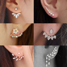 Flowers, Jewelry, hypoallergenic, Stud Earring