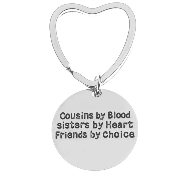 Cousin Gifts Cousins by Blood Sisters by Heart Friends by Choice Sunflower Bracelet Cousin Jewelry Gift for Cousin BBF Best Friend 