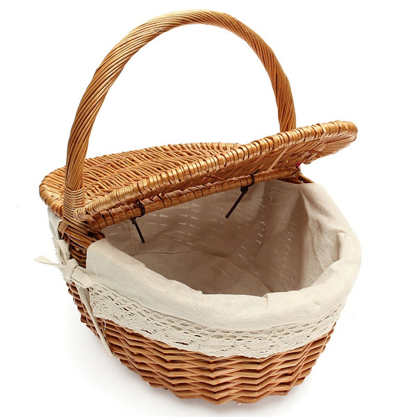 Rattan Picnic Basket