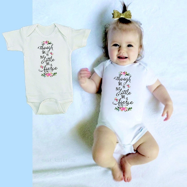 Bien Qu Elle Soit Petite Elle Est Feroce Onesie Boho Bebe Vetements Bebe Fille Vetements Floral Cache Couche Boheme Bebe Body Hippe Bebe Fille Wish