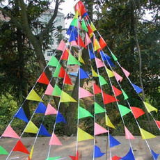 bunting, rainbow, Outdoor, Colorful