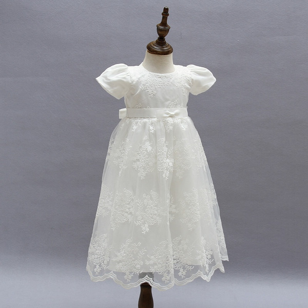 Christening Gowns Newborn Babies Baptism Clothes Princess Long