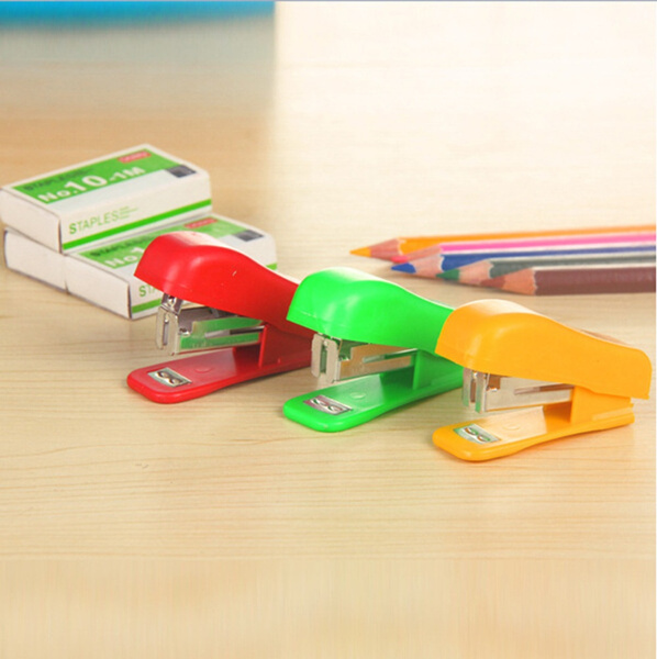 Office Student School Home Mini Cartoon Paper Document Stapler With Staples*-* Office Student School Home Mini Cartoon Paper Document Stapler With Staples*-*