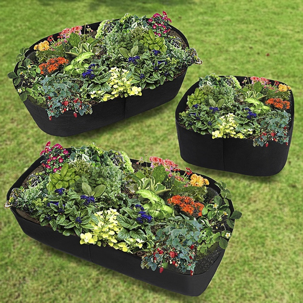 Plant Pots Sale New Garden Plant Pot Decorative Felt Plants Succulent Boxes Crates Rectangle Table Flower Pot Gardening Device Rectangular Felt Plant Pots Plant Pots Wish