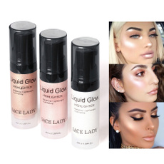 1PC Face Highlighter Cream Liquid Illuminator Makeup Shimmer Glow Kit Make Up Facial Brighten Shine Cosmetic