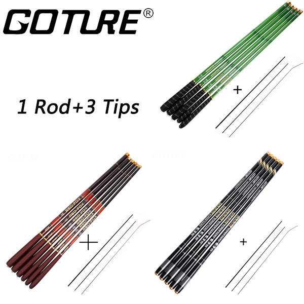 Goture 3-7m Telescopic Carbon Fiber Carp Fishing Rod(3 Color Available)