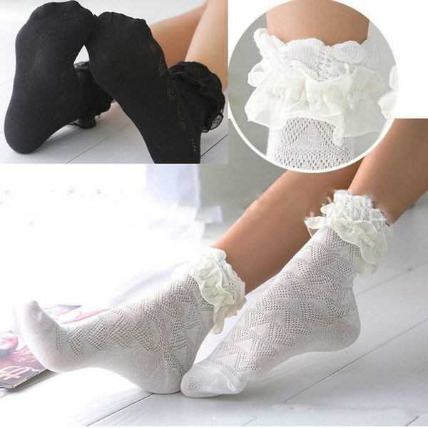 large frilly socks