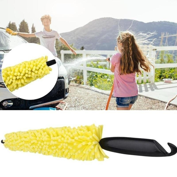 Sponge Tire Sponge Brush With Long Handle Tire Brush Wheel