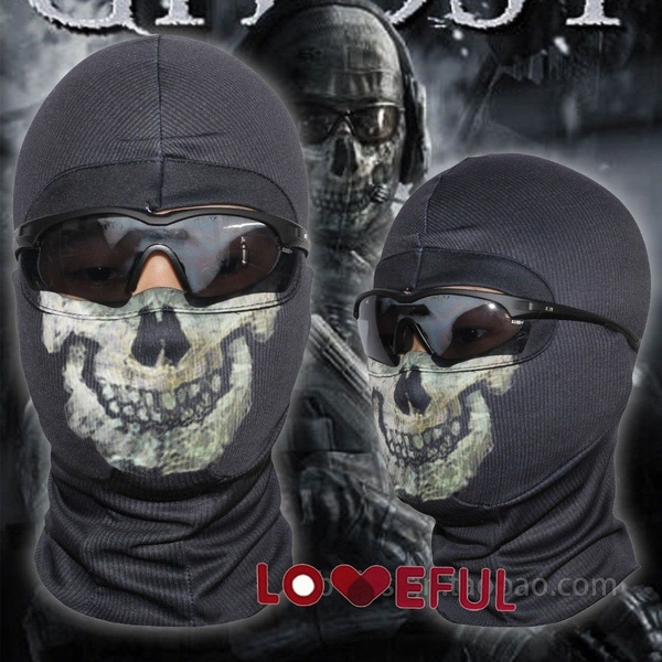 New 3D Call of Duty 6 Modern Warfare 2 Ghost Skull Full Face Ghost Mask