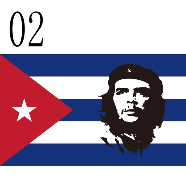 Che Guevara Polyester Tisch Schreibtisch Flagge
