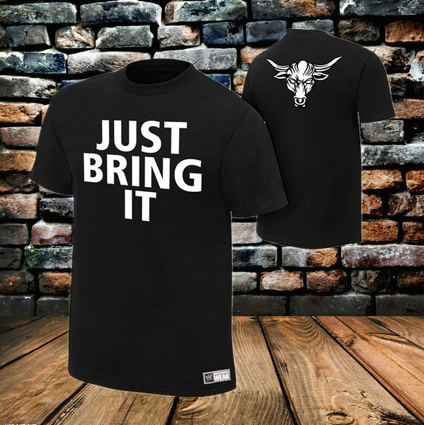 the rock wwe t shirt