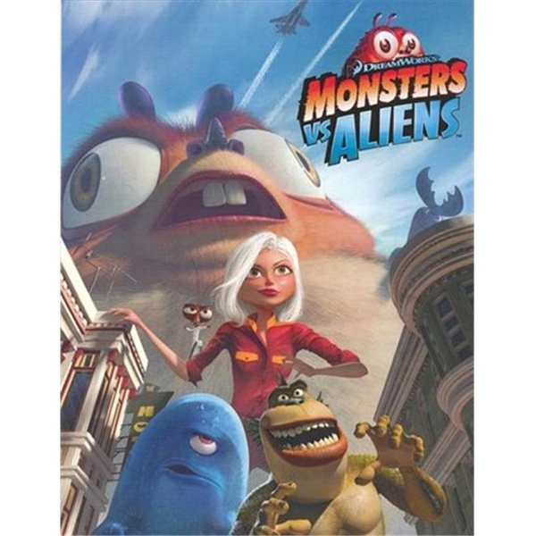Posterazzi MOV424810 Monsters Vs. Aliens C.2009 Style a Movie Poster