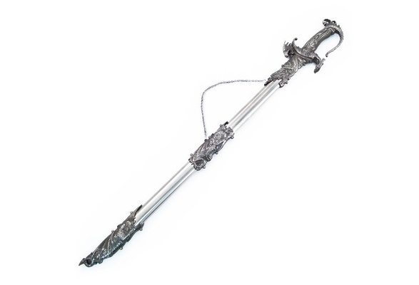 Saint George Medieval Knight Dragon Saber Sword for Display & Cosplay 36" 