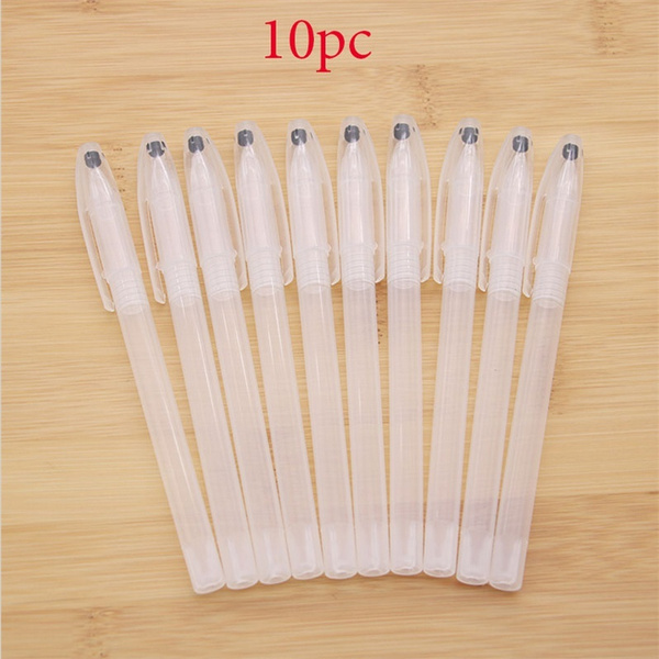 10pc Gel Pen Case Ballpoint Pen Transparent Handle Shell Cover Simple  Styple Minimum Handle Cover Shell