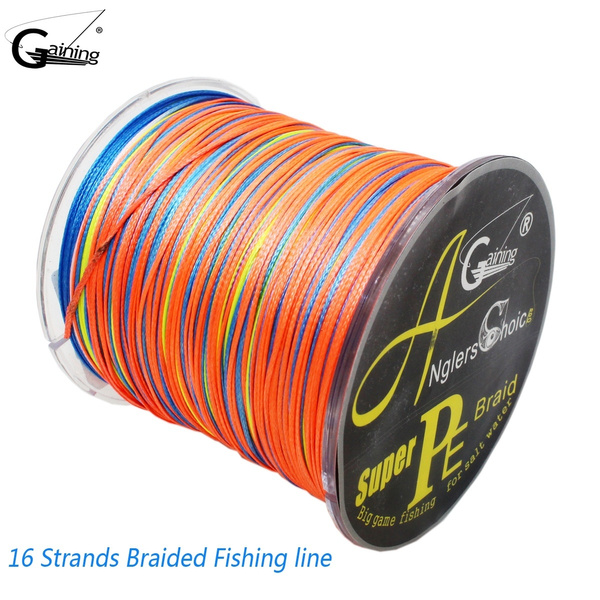 Anglers Choice Braided Fishing Line 16 Strands 300M Multi Color Super  Strong Japan Multifilament PE Braid Line 308LB 220LB 127LB94LB 77LB 59LB