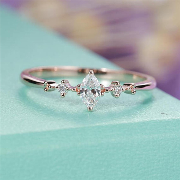 Dainty marquise engagement deals ring