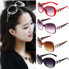 9 Colors Women Shades Oversized Eyewear Classic Designer Anti-UV Resin Lens Driving Sun Glasses Sunglasses