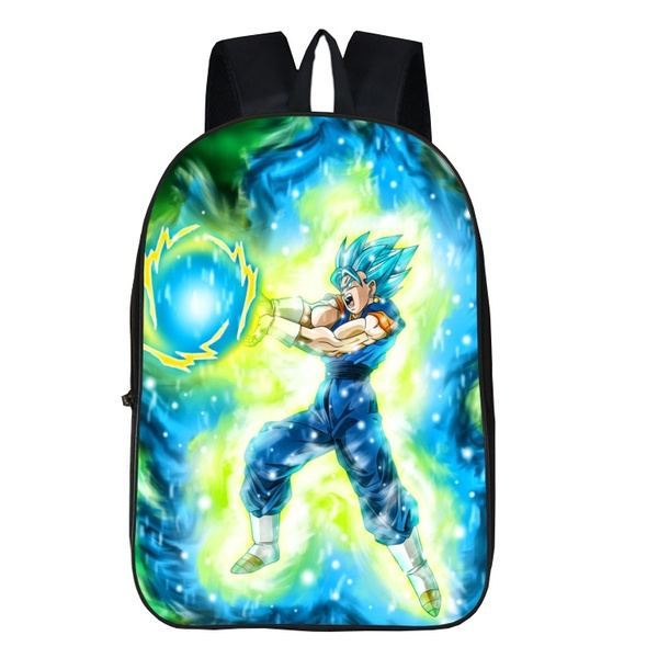 Goku and Vegeta Anime Makeup Pouch Durable Students Cool Stationery with Double Zipper for Boys&Girls 