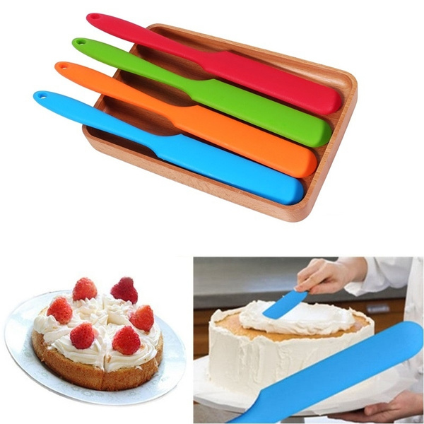 Kitchen Silicone Cream Butter Cake Spatula Mixing Batter Scraper