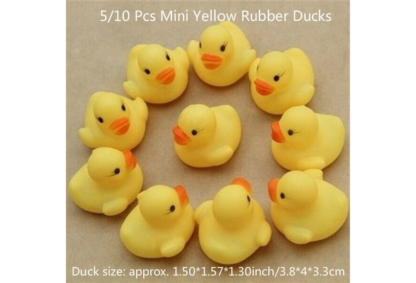 5 rubber ducks