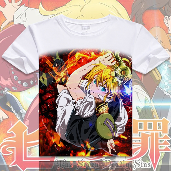 The Seven Deadly Sins Character Mashup Anime Nanatsu no Taizai Essential  T-Shirt for Sale by shizazzi