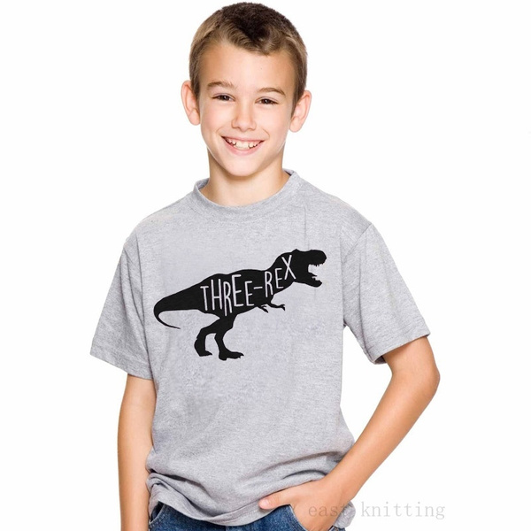 Cute Children Baby THREE-REX Shirt 