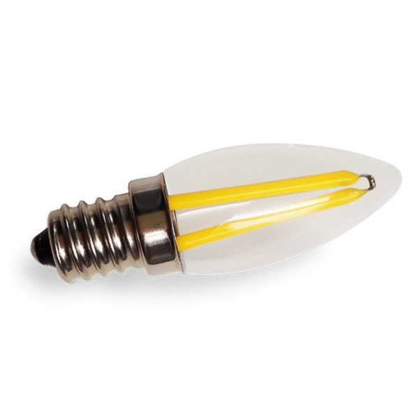 maat Fruitig rand E12 LED Lamp 220V 110V 1.5W Filament COB Bulb refrigerator Light Candelabra  Base Chandelier replace Halogen lighting | Wish