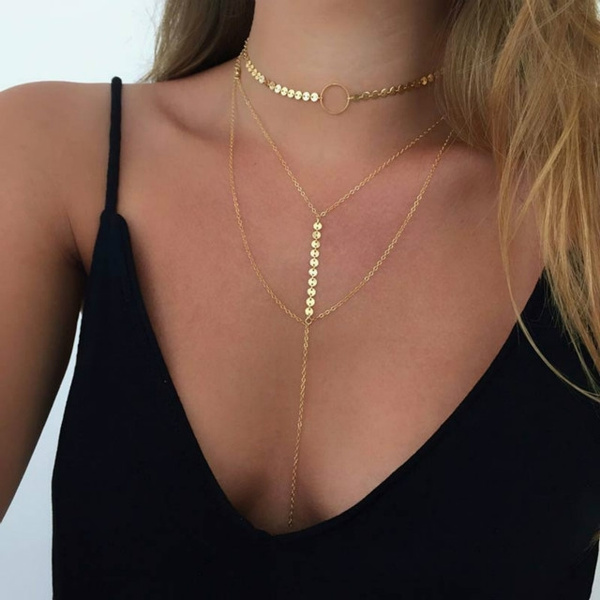 Delicate on sale choker necklace