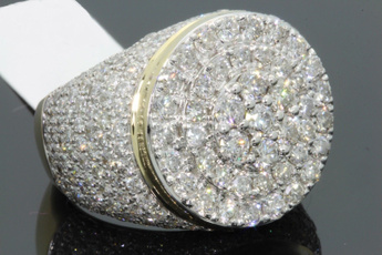 Bridal, wedding ring, Cocktail, 18k gold ring