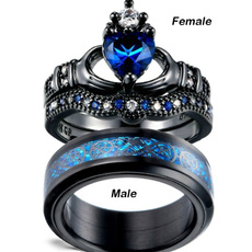 Couple Rings, loversgift, Stainless Steel, wedding ring