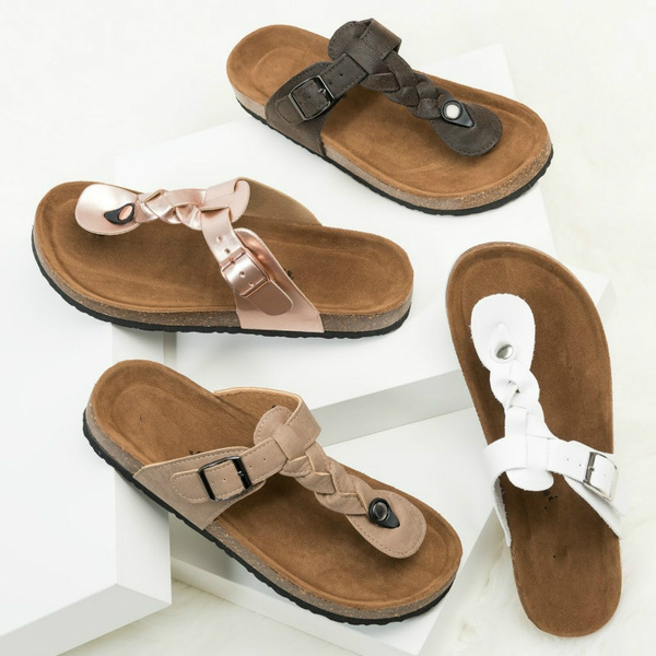 soft leather sandals womens