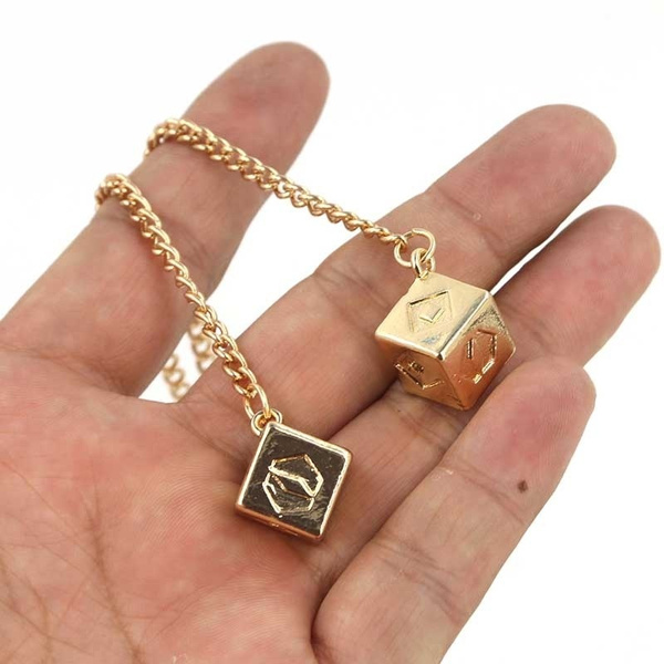 Han Solo's lucky gold dice from the latest Star Wars movie 