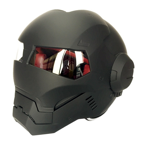 Black iron hot sale man helmet