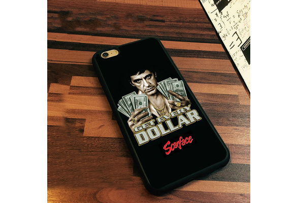 Tony Montana Scarface Caso Per Phone Case Cover for Iphone 7 7 Plus 6 6s Iphone 8 iphone 8 Plus iphone X Samsung Galaxy Case Cell Phone Skin