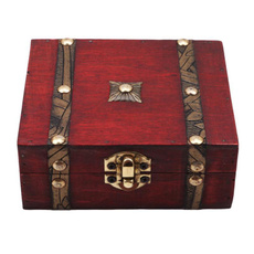 Box, case, Wooden, Vintage