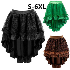 brown, Goth, Plus Size, Lace
