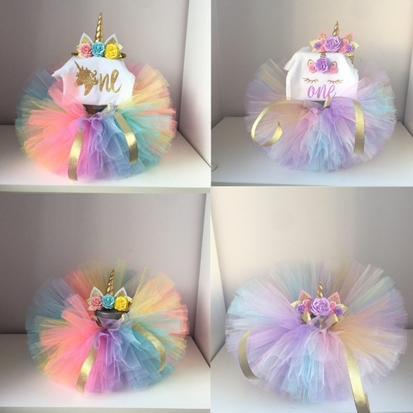 unicorn birthday outfit 1 year old
