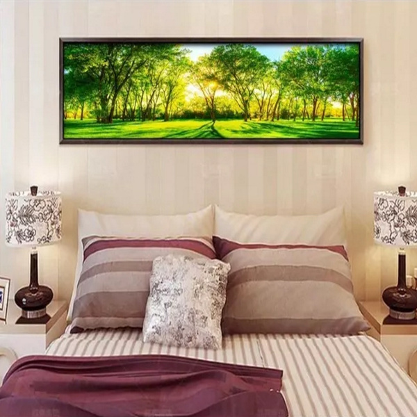 large panoramic canvas