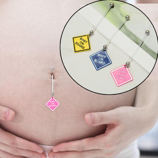 Pregnancy belly 2025 piercing jewelry